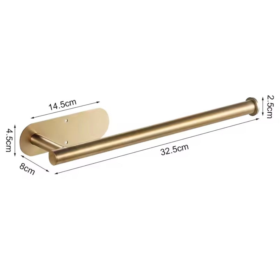 No-Drill Stainless Steel Towel Holder